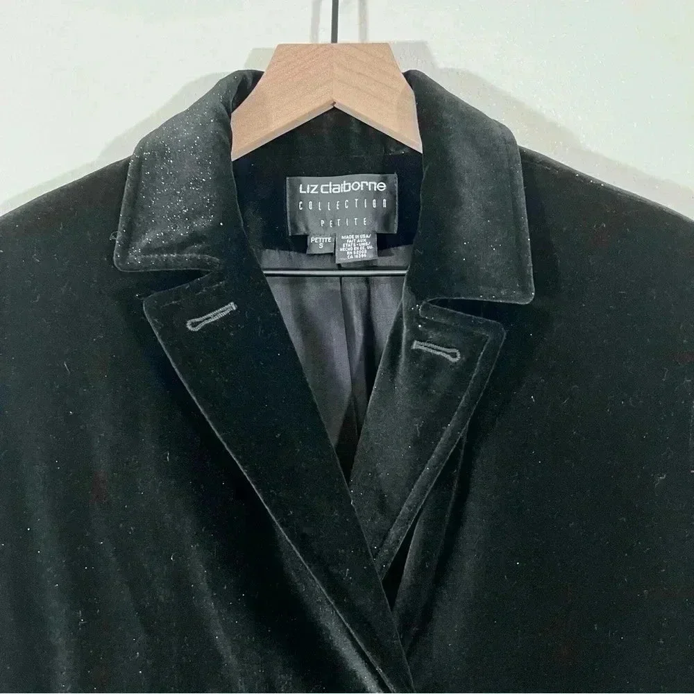 Liz Claiborne Black Shimmer Jacket